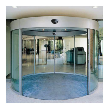 Deper DCS62S automatic curved shape glass sliding door for hotel airport shopping mall